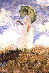 Femme &agrave; l'ombrelle tourn&eacute;e vers la gauche/Woman with a Parasol, Turned Towards the left