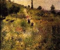 Path Going up Through Long Grass